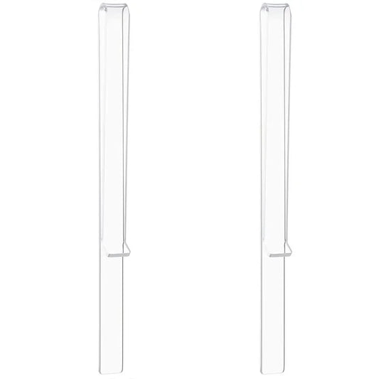 Clear plastic refrigerator door handles showcase sleek minimalist design for 2pcs music stand transparent music score clips