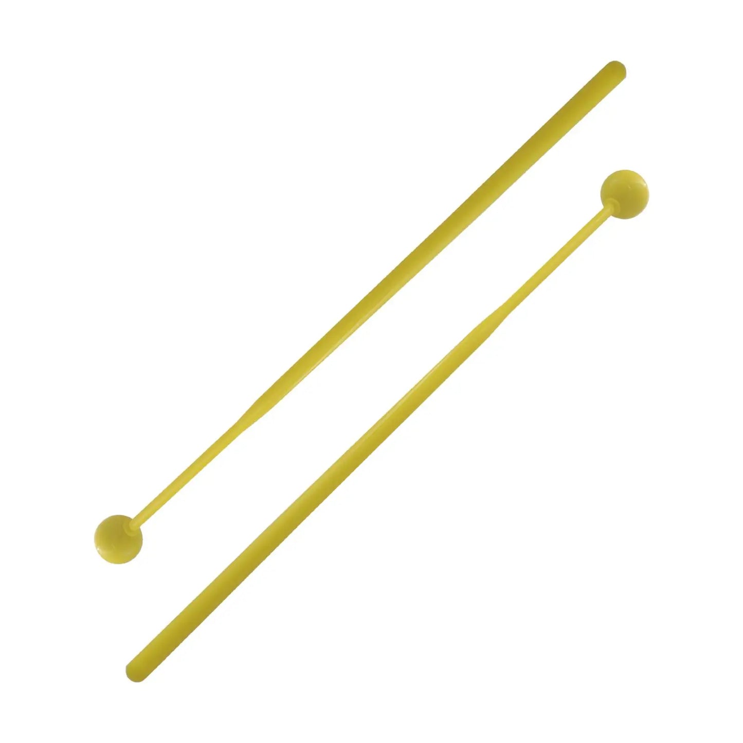 Yellow percussion mallets xylophone sticks with rounded heads for kids childrens musical toys drumstick accessories