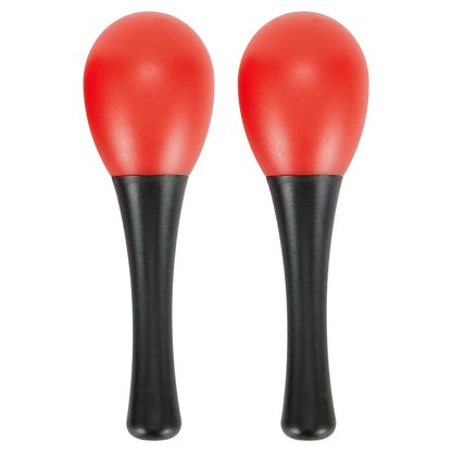 Red and black plastic maracas sand hammer rattle shaker percussion musical instruments for school sensory groups