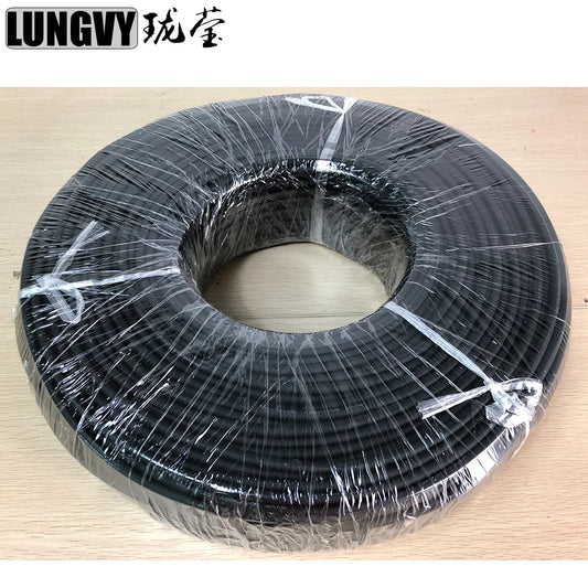 Black lungyy brand dmx cable coaxial cable neatly wound in spool for controller led par and cable dj equipment use