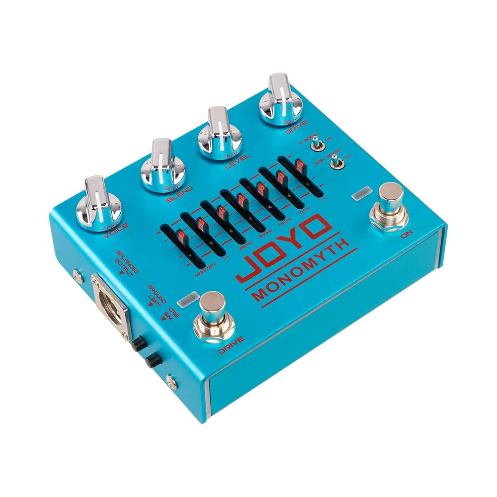 JOYO R-26 Monomyth Bass Preamp Electric Effect Pedal 6-band Graphic EQ Control Real Amplifier Tone Simulation Bass Pedal