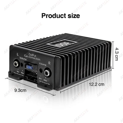Car Radio Amplifier for Android Radio DSP Non destructive Modification Speaker Enhance Sound Car Audio Processor 4 Channel