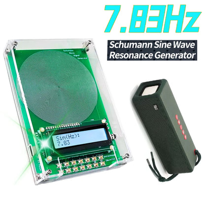 7.83HZ Schumann Wave Generator Natural Bio-Healing Ultra-low Frequency Pulse Generator 3.5MM Audio Resonator Vibration Speaker