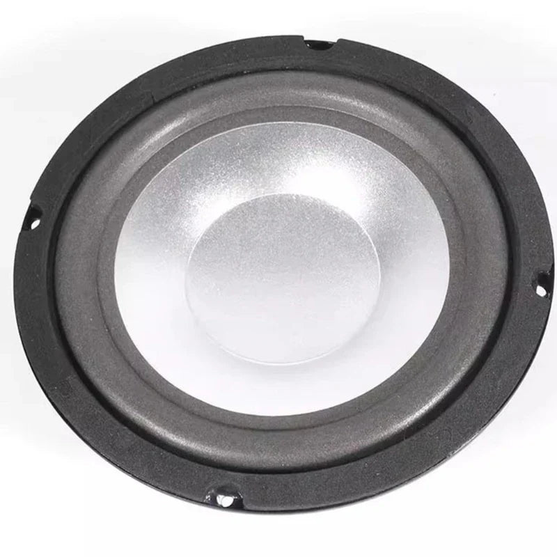 Black circular 12inch speaker foam surround with silver center and textured rubber for foam surround subwoofer use