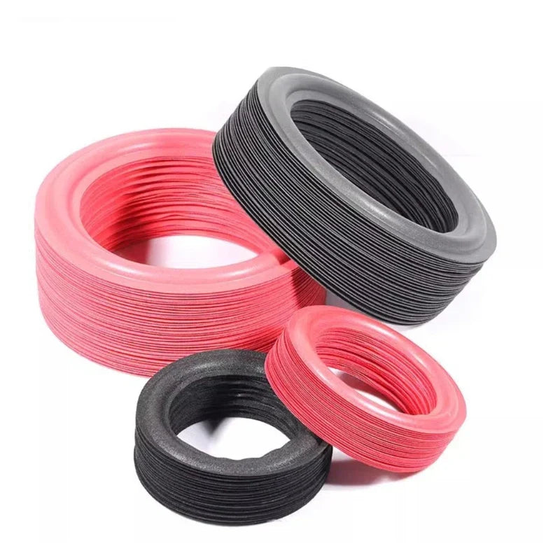 Pink and black rubber speaker foam surround coils for 4 to 12inch foam surround subwoofer enhancing sound quality