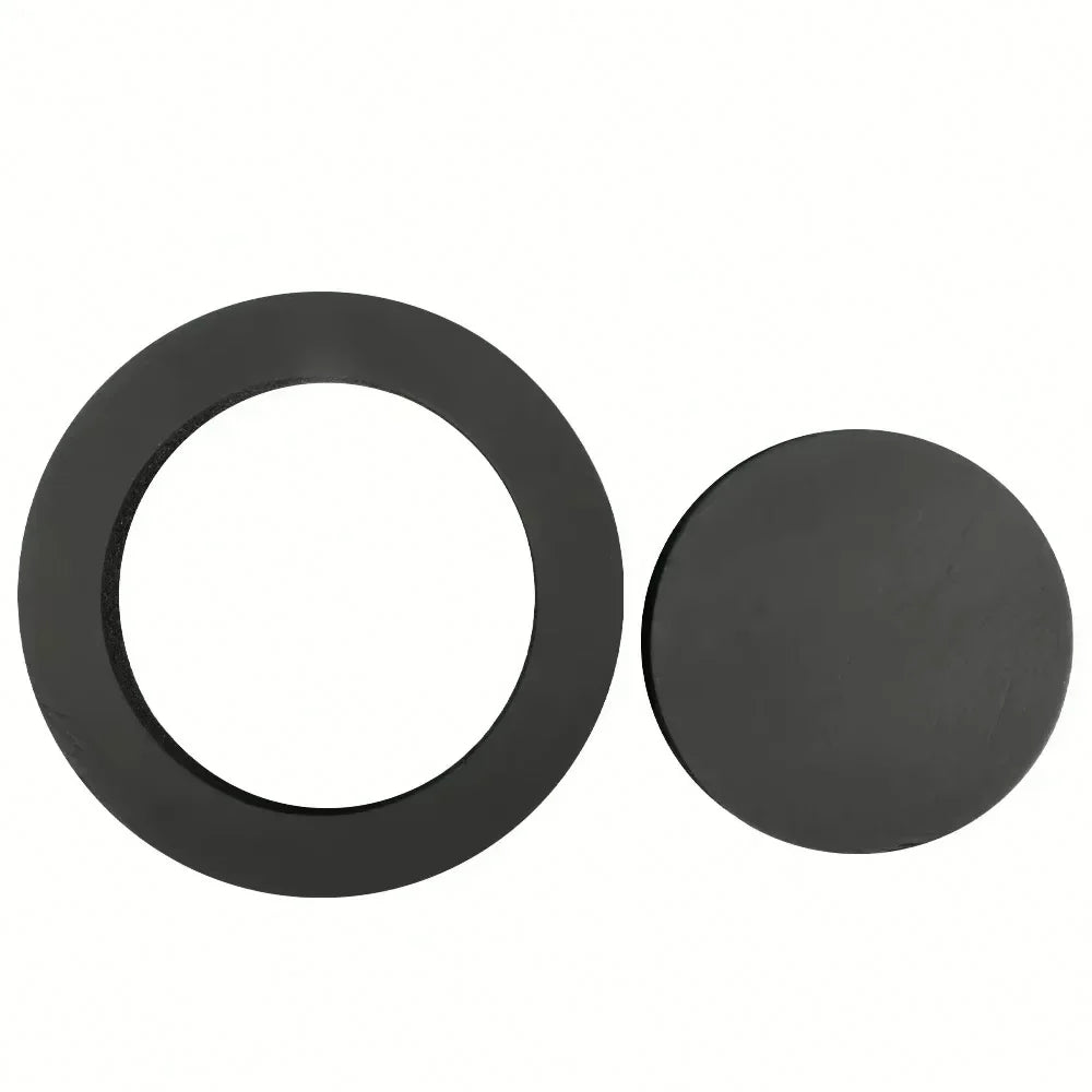 Black insulation ring cotton gasket set with ring and disc for 4 5 6 5 inch car speaker door trim soundproof use