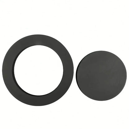 Black insulation ring cotton gasket set with ring and disc for 4 5 6 5 inch car speaker door trim soundproof use