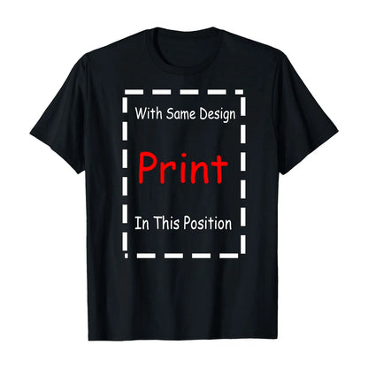 Black cotton 42nd street broadway small tee with white dashed border and red print text, vintage 1980s production depression design