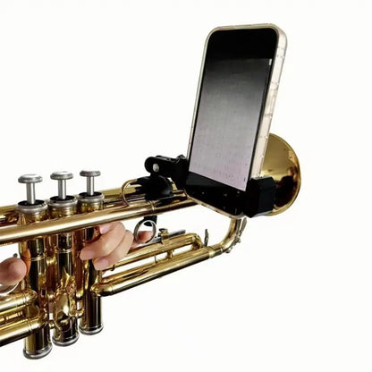 Marching Band Music Lyre Phone Holder Sturdy Lightweight Musical Instrument Phone Stand for Marching Band Clarinet Oboe Trumpet