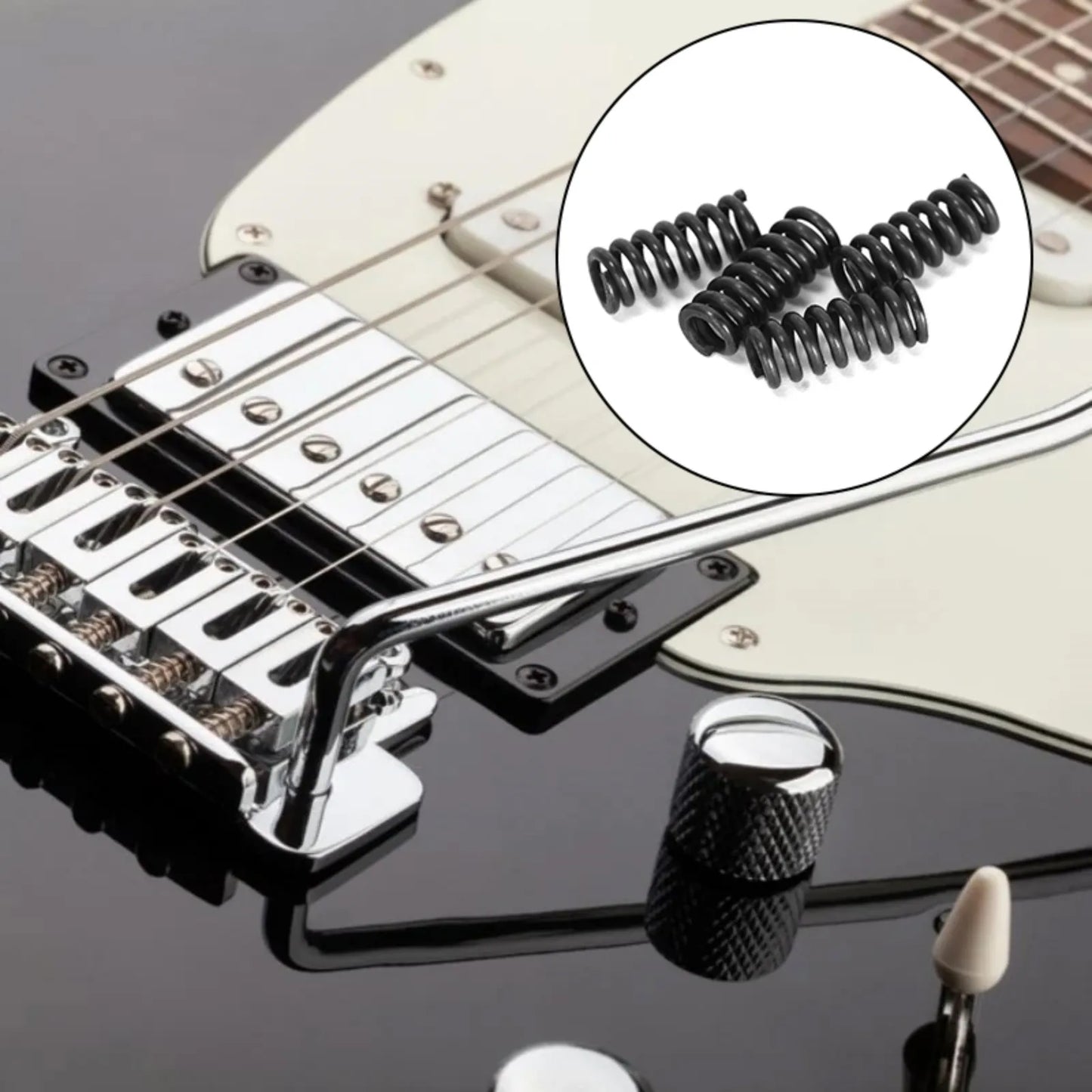 Black metal tension spring 10x4mm for electric guitar vibrato compatible with fender stratocaster 4pcs set