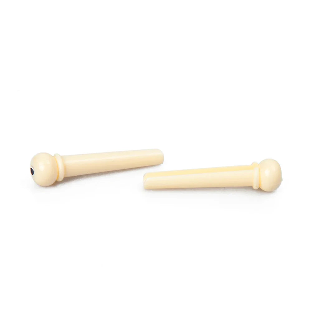 Cream-colored smooth plastic 50pcs musical instruments nails bridge pins for acoustic guitar bridge pins tuning durable