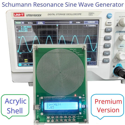 7.83HZ Schumann Wave Generator Natural Bio-Healing Ultra-low Frequency Pulse Generator 3.5MM Audio Resonator Vibration Speaker