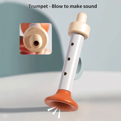 Baby Music Toys Montessori Wooden Toys Child Percussion Instruments Early Educational Toys Birthday Gifts for Toddlers Girl Boy