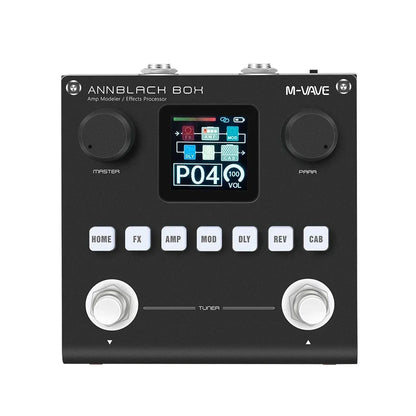 M-VAVE Blackbox / Annblack box Guitar / Bass AMP Modeler Multi Effects Processor Rechargeable for Electric Guitar Bass