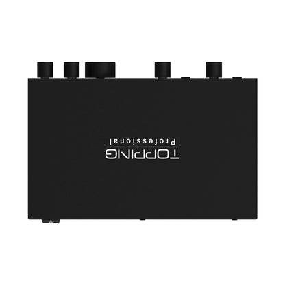 TOPPING E2x2 professional audio interface computer phone singing live streaming sound card recording mixing 2in 2out