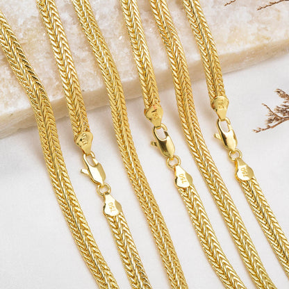 Hip Hop Chain Neck Choker Jewelry for Men Boy 18k Gold Plated Minimalist Long Necklace Italian Man Birthday Party Gift Wholesale