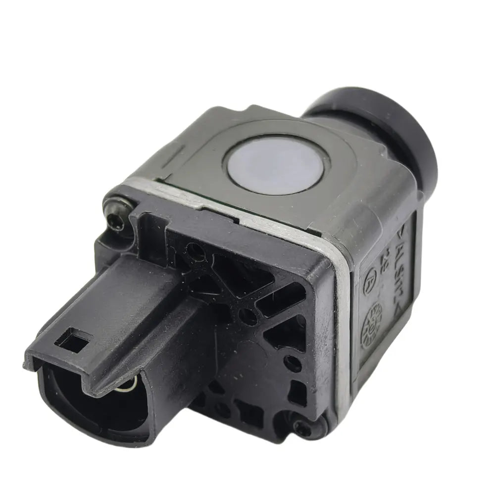 Black plastic 5q0980546a automotive parking sensor with circular gray lens for surround camera on panamera vw atlas