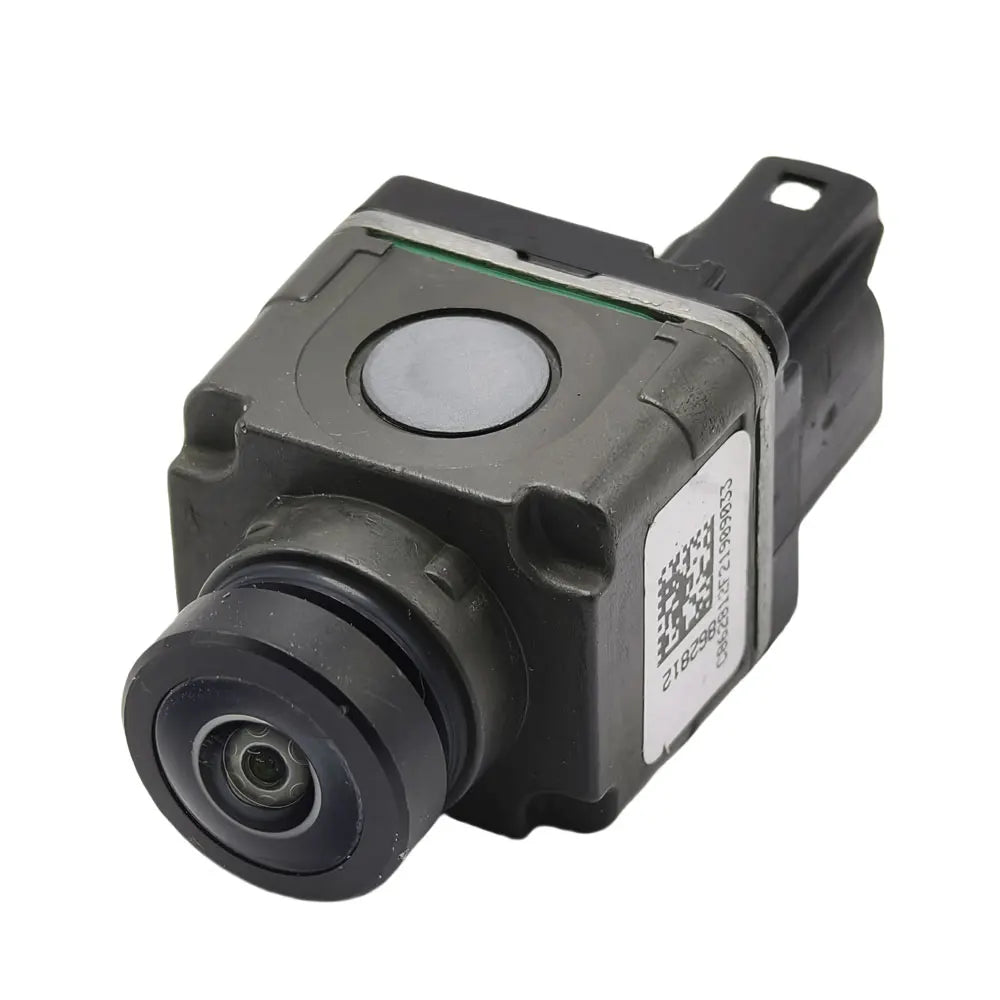 Black plastic 5q0980546a surround camera parking sensor with circular lens and wiring connector for panamera vw atlas use