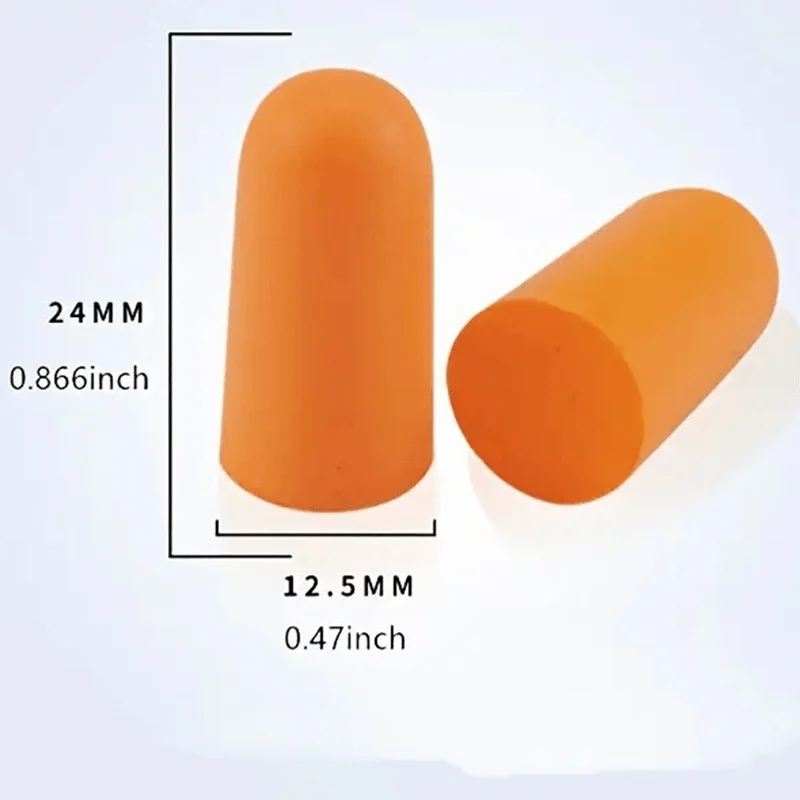30/60/100PCS Noise Cancelling Ear Plugs Reusable Noise Reduction Protection Sound Insulation Ear Plugs for Sleep Study Work