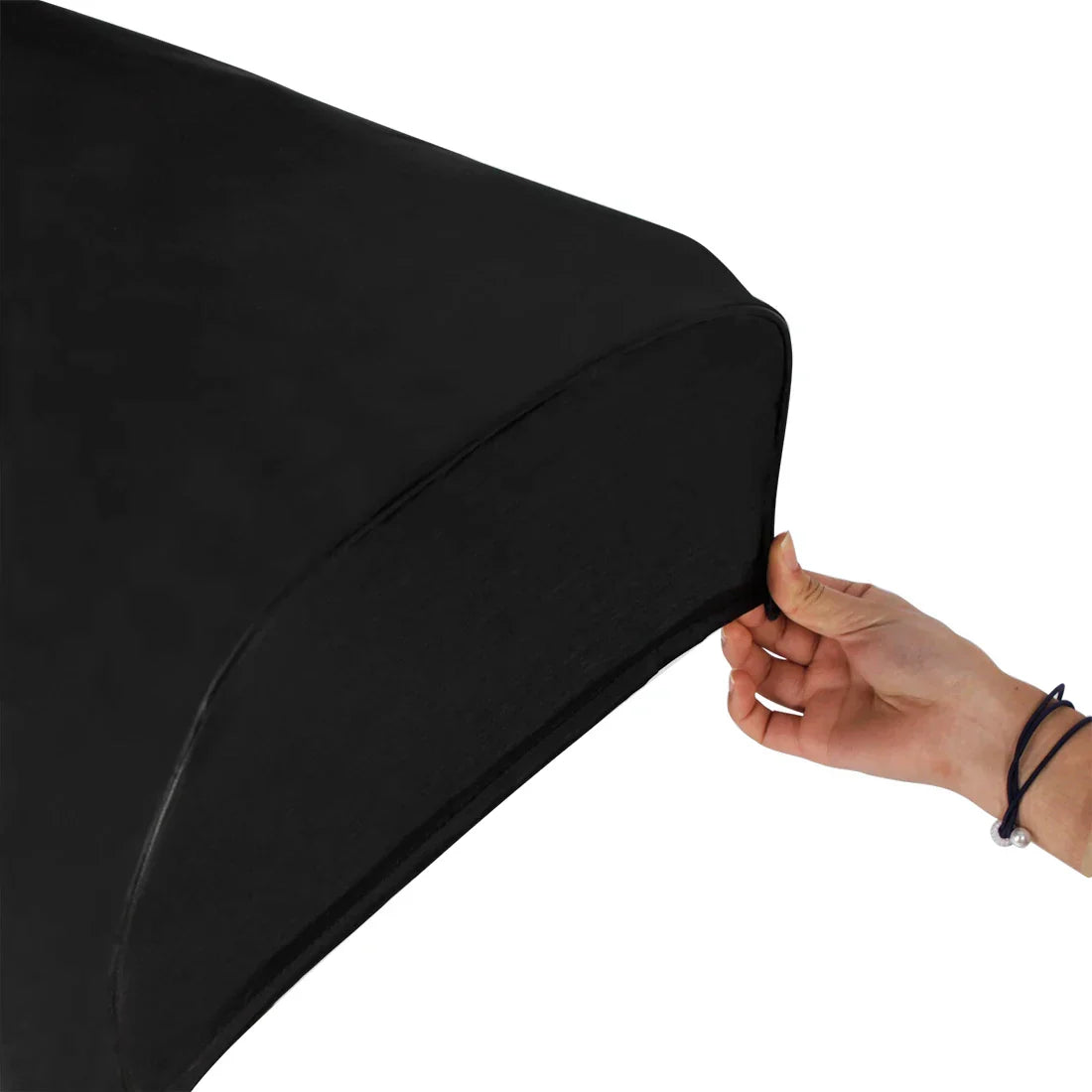 Black stretchy dustproof canvas foldable digital piano cover for 61 keys instrument accessories waterproof use