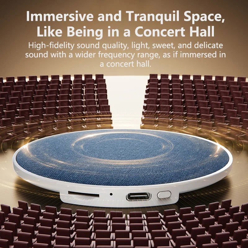 Lenovo Pillow Side Sleep Aid Speaker Ultrasonic Sleep Aid Speaker High Dynamic Sound Quality Butterfly Bluetooth Speaker Home