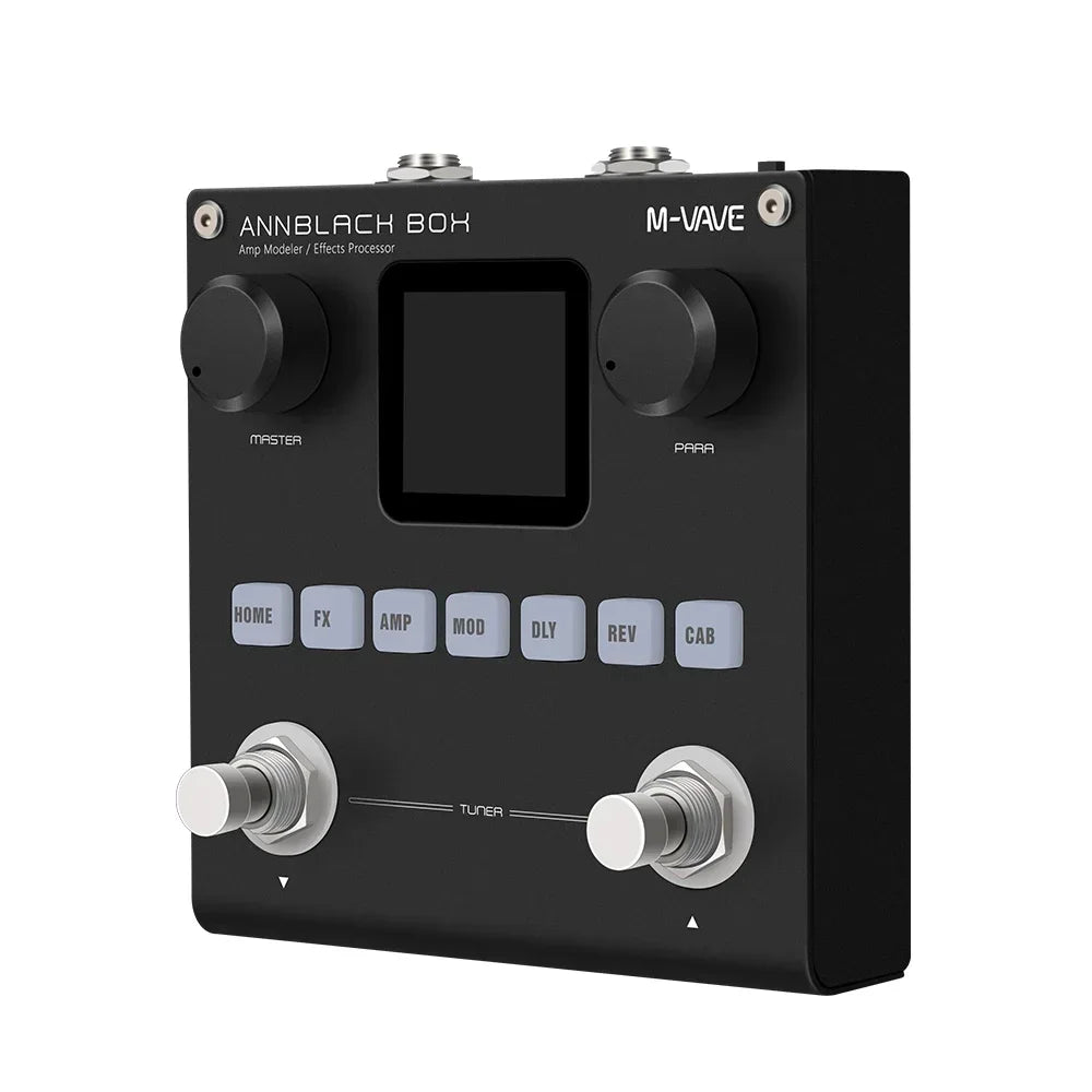 M-VAVE Blackbox / Annblack box Guitar / Bass AMP Modeler Multi Effects Processor Rechargeable for Electric Guitar Bass