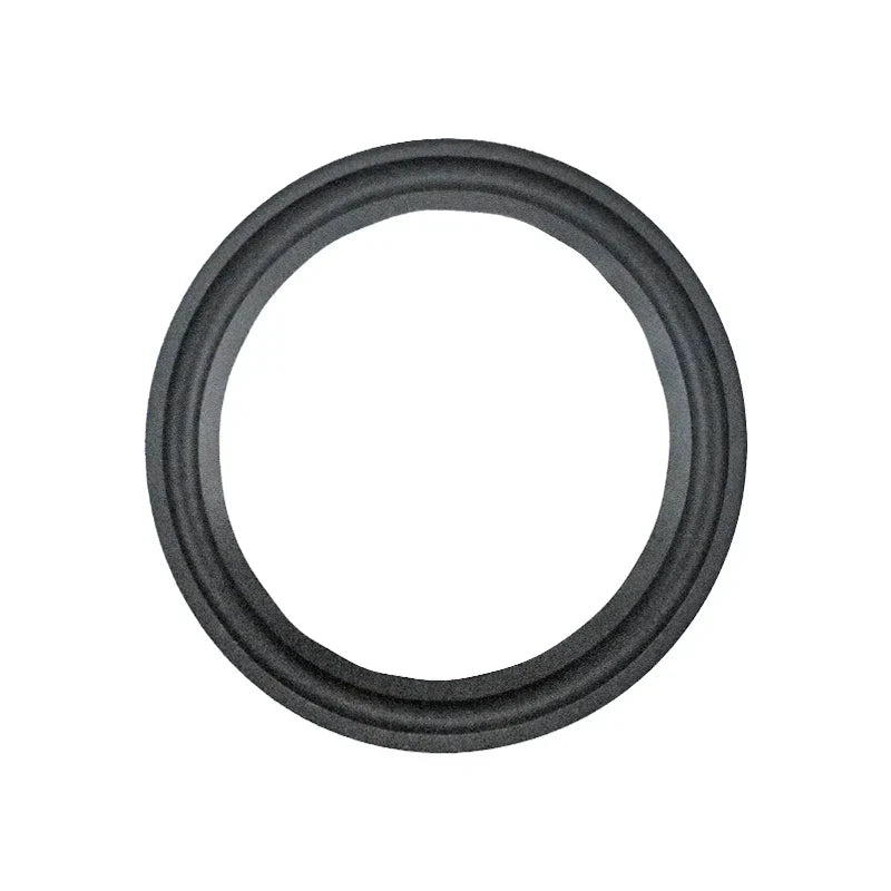 Black circular rubber inch 175mm speaker surround suspension with concentric ridges for horn edge repair accessories