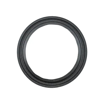 Black circular rubber inch 175mm speaker surround suspension with concentric ridges for horn edge repair accessories