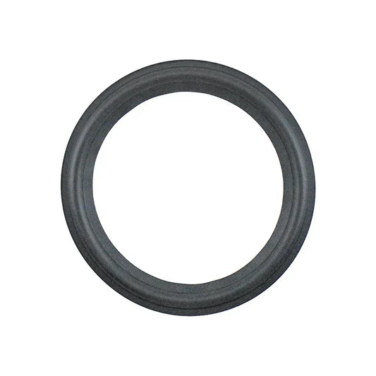 Black rubber 7 inch 175mm speaker surround suspension with concentric ridges for horn edge repair accessories 2pcs