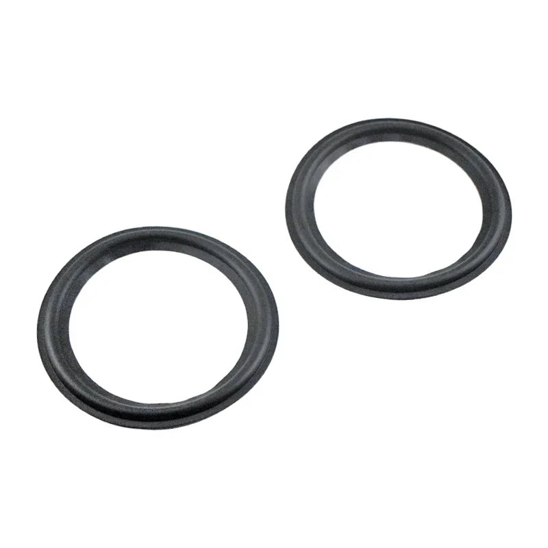 Black rubber 7 inch 175mm speaker surround suspension for horn edge repair soft rubber edge accessories 2pcs