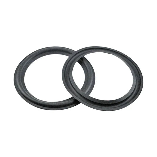 Black rubber 175mm speaker surround suspension rubber edge for horn edge repair in a set of two pieces
