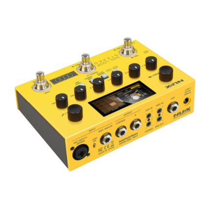 Pedal Dual-Track looper & Dual Drum Kit with High-definition Color LCD display for Guitarists and Singer-songwriters