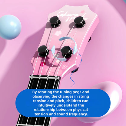 Beginner's Guitar Ukulele for Guitar Novices, Musical Instrument for Male and Female Students