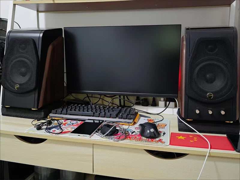 HiFi Audio Rack Isolation Pad Bass Speaker Shock Absorber Feet Spikes Stand for Subwoofers Studio Monitors & Drum Kits