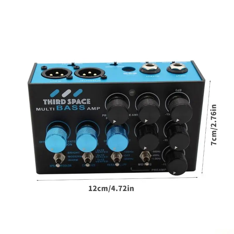 B03F Easy to Use Bass Effect Processor Featuring Metal Chassises and Broad Device Support for Bass Players