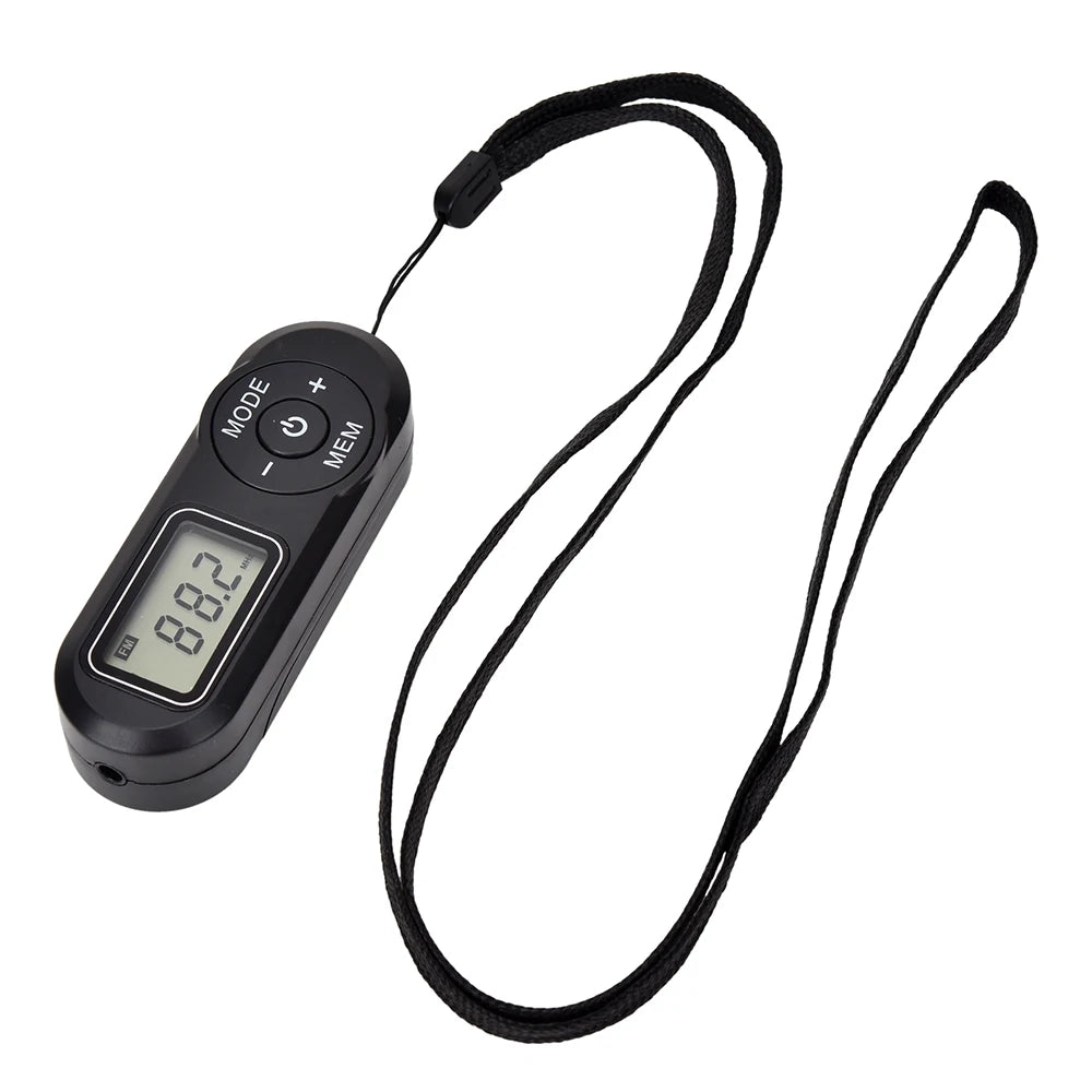 HanRongDa HRD-727 DSP FM Radio Portable Mini Design ABS Retro Digital Display Radio Portable LCD Display DSP FM Radio w/Earphone
