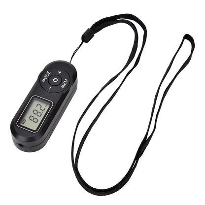 HanRongDa HRD-727 DSP FM Radio Portable Mini Design ABS Retro Digital Display Radio Portable LCD Display DSP FM Radio w/Earphone