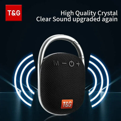 TG321 Outdoor Portable Waterproof Wireless Bluetooth Fabric Speaker HIFI Music Box Mini Bass Woofer stereo active bt tws Speaker