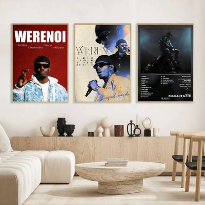 W-Werenoi Pyramide Singer Album Poster HD art sticky wall waterproof home living room bedroom bar aesthetic decoration
