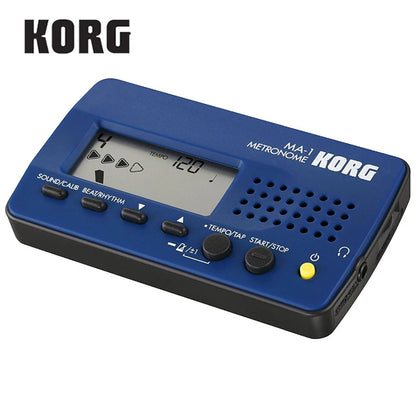 Korg MA1BL MA-1 MA-2 Guitar Solo Metronome Visual Beat Counting Metronome, GA-1 Guitar and Bass Tuner MA2