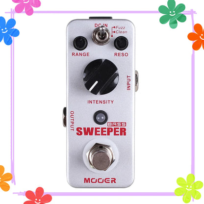 MOOER Sweeper Guitarra Effect Pedal Bass Dynamic Envelope Filter Sweeper Effect True Bypass Pedal Electric Bass Guitar Accessory