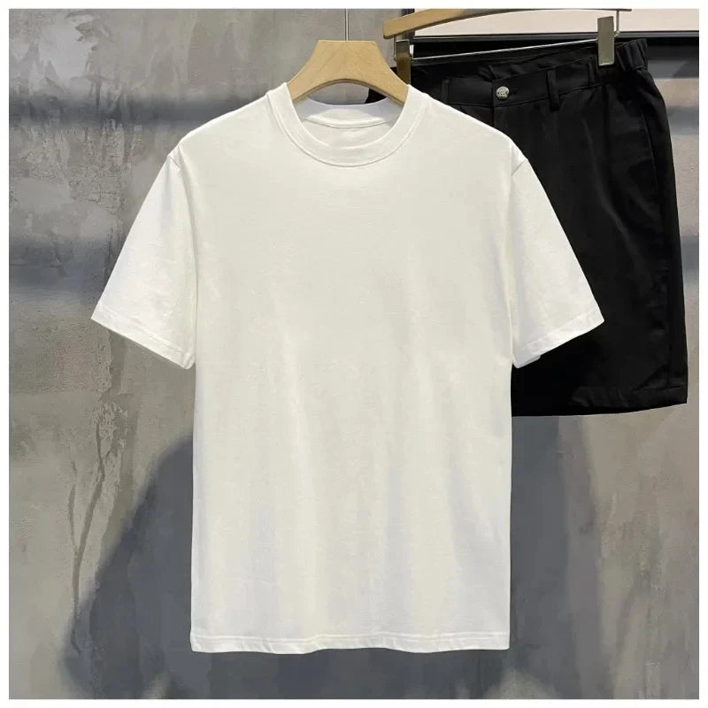 Hip-hop Rap Street-style Direct-exhaust Breathable Printed Short-sleeved T-shirt Made of Cotton
