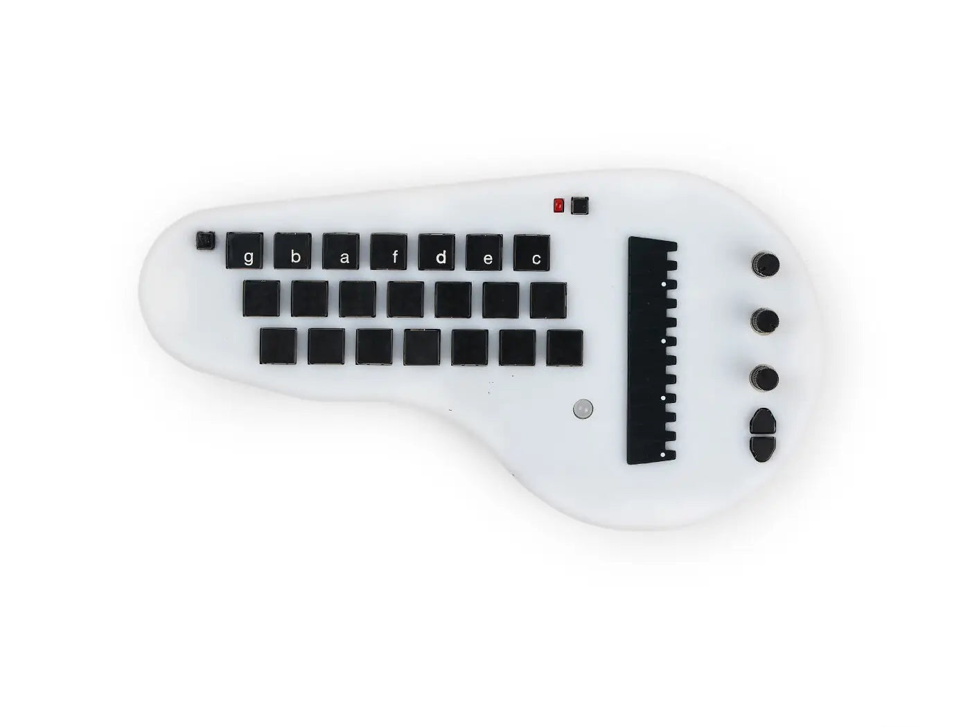 Minichord Synthesizer Mini Chord Synthesizer Musicians Musical Device, USB MIDI,Open Source, 21 Chord Selector Buttons, Custom