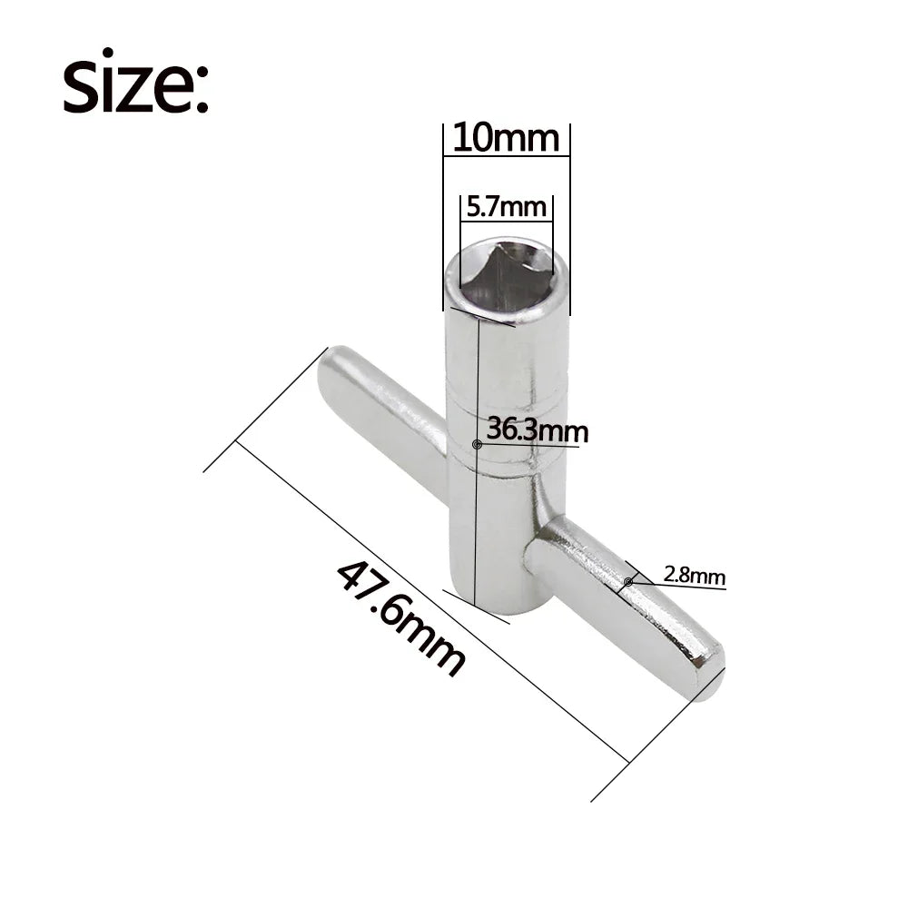 M MBAT Drum Kit Screw Square Wrench Jazz Drum Set Adjustment Key Music Tuning Assembly Tool Percussion Instrument Accessories