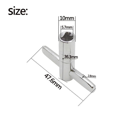 M MBAT Drum Kit Screw Square Wrench Jazz Drum Set Adjustment Key Music Tuning Assembly Tool Percussion Instrument Accessories