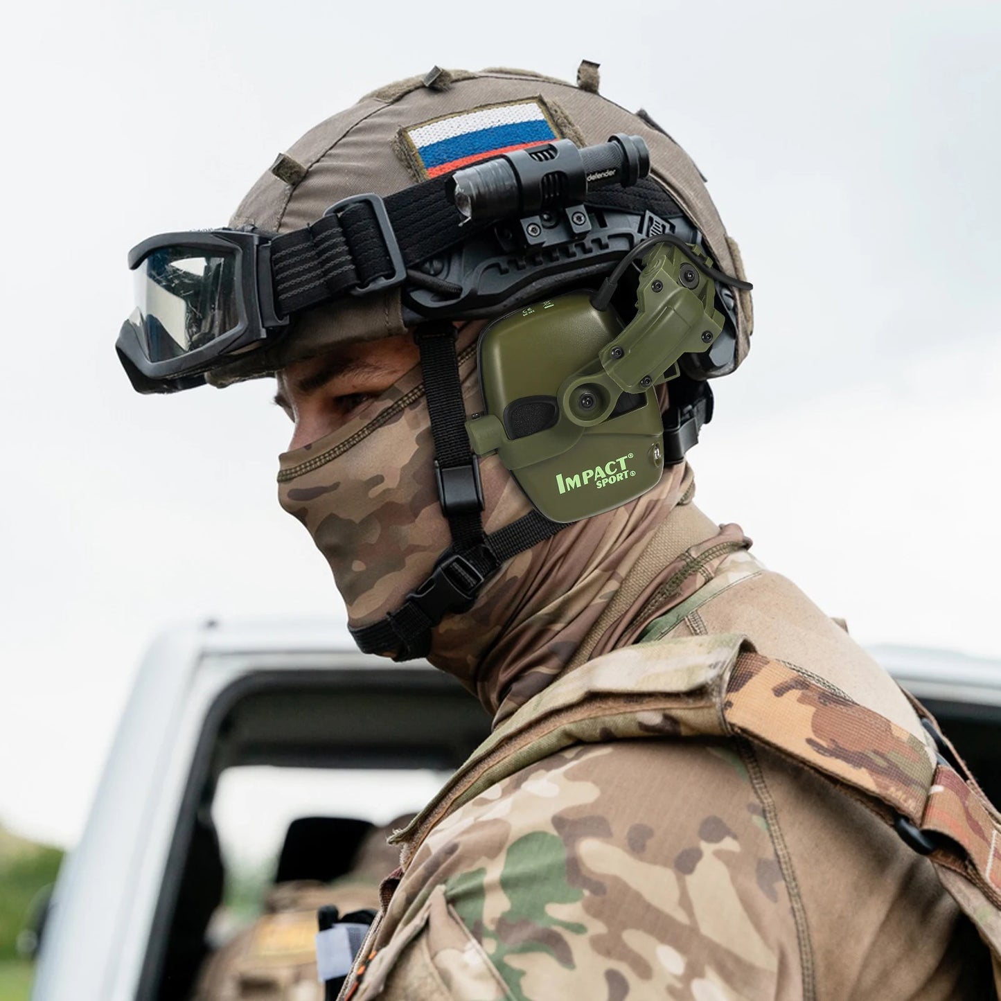 Electronic Headphones for Shooting Anti-noise Hearing Protection Protector Hunting Noise Reduction Earmuffs NRR23db