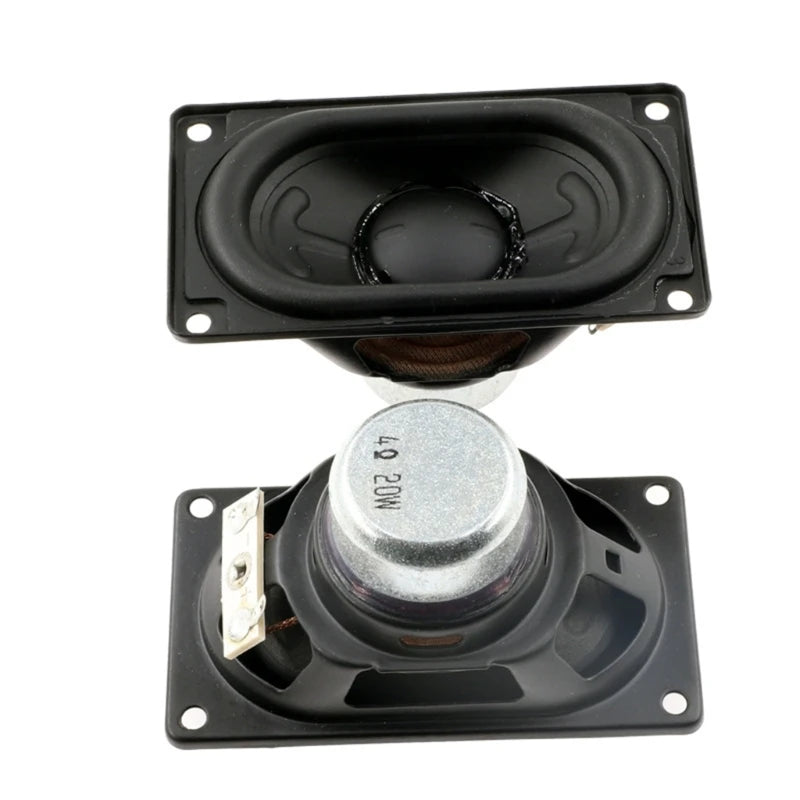 High Power 20W Rectangle Speaker Full Ranges Strong Bass 4580 Speaker Horn Repair Part for Flip 6 Flip 5 Bluetooth-compatible