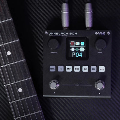 M-VAVE BLACK BOX Guitar Effects Processor, Supports IR Loading for Recording/Performance/Practice