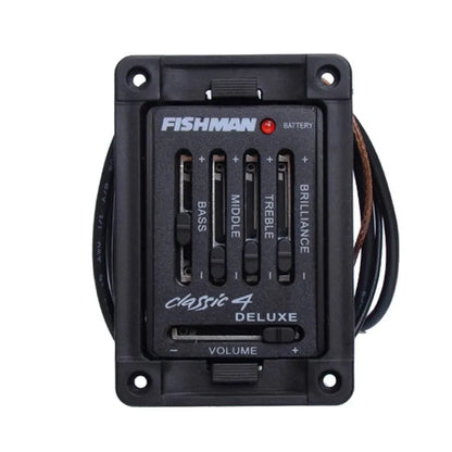 Classic 4 Deluxe Preamp PreAmplifier Pickup EQ Tuner for Acoustic Guitar