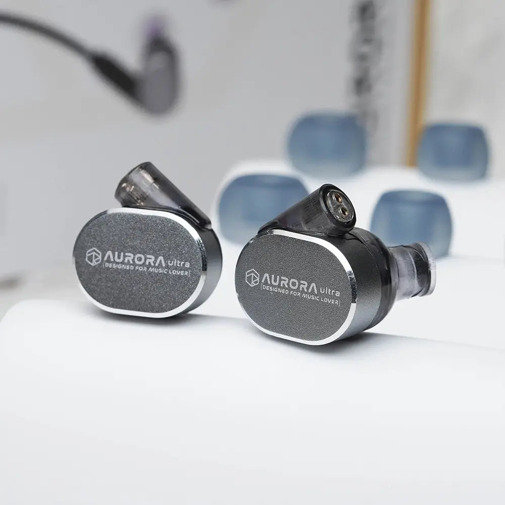 ROSESELSA Aurora Ultra 1DD + 1 Planar Dual-driver Hybrid In-Ear Earphones HiFi Music Gaming Earbuds with 3.5mm to Type C DAC